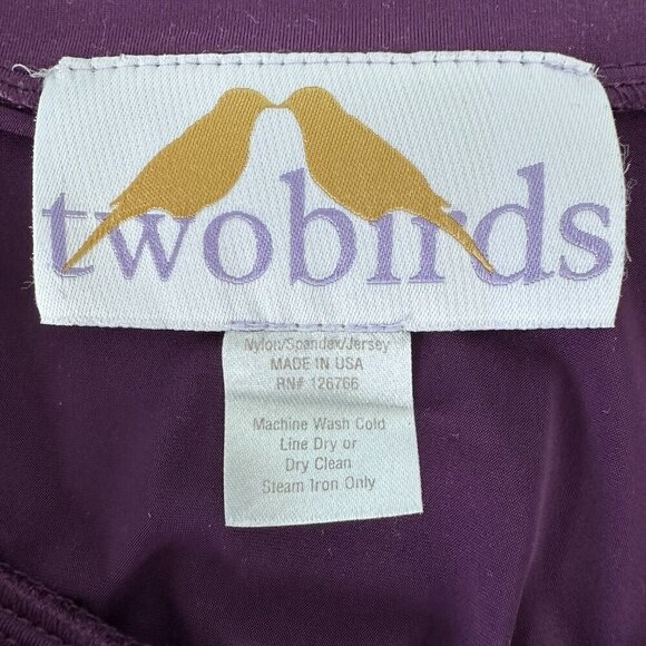 Two Birds Mini Convertible Dress Purple - Picture 4 of 6